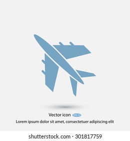 plane vektor icon