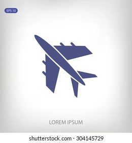 plane vektor icon