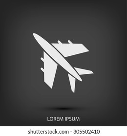 plane vektor icon