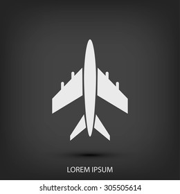 plane vektor icon