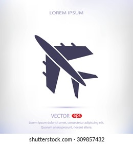 plane vektor icon