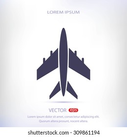 plane vektor icon