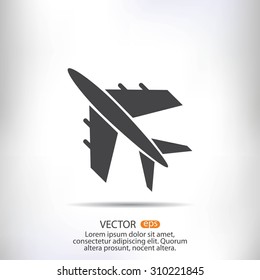 plane vektor icon