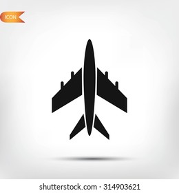 plane vektor icon