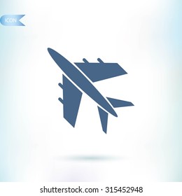 plane vektor icon