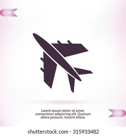 plane vektor icon