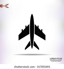 plane vektor icon