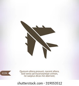 plane vektor icon