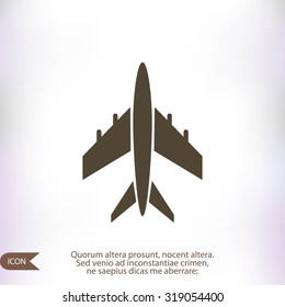 plane vektor icon