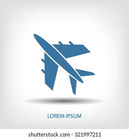 plane vektor icon