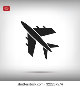 plane vektor icon