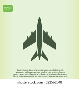 plane vektor icon