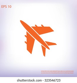 plane vektor icon
