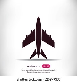 plane vektor icon