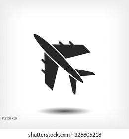 plane vektor icon