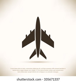 plane vektor icon