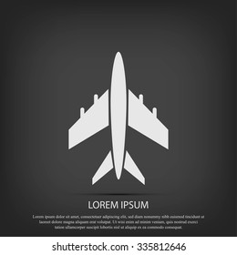 plane vektor icon