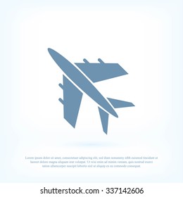 plane vektor icon