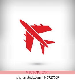 plane vektor icon