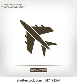 plane vektor icon