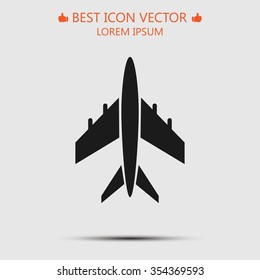 plane vektor icon