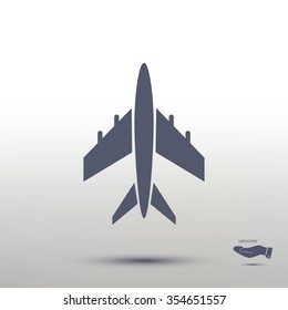 plane vektor icon