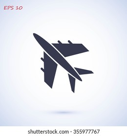 plane vektor icon