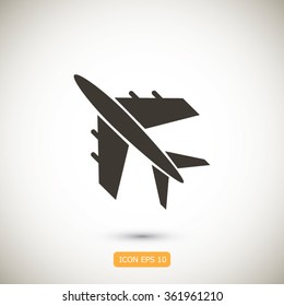 plane vektor icon