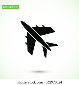 plane vektor icon