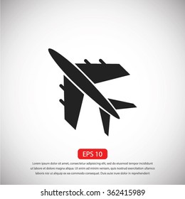 plane vektor icon