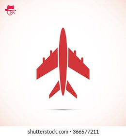 plane vektor icon