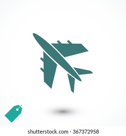 plane vektor icon