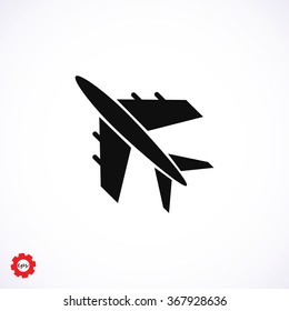 plane vektor icon