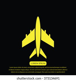plane vektor icon