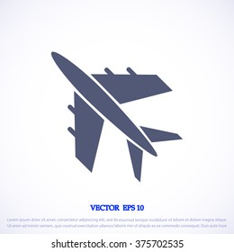 plane vektor icon