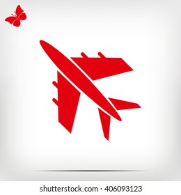 plane vektor icon