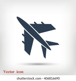 plane vektor icon