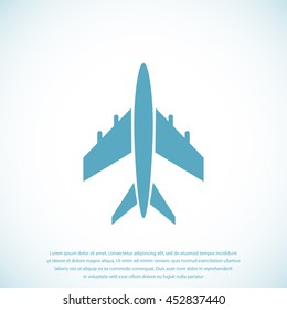 plane vektor icon