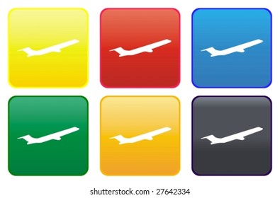 Plane web button