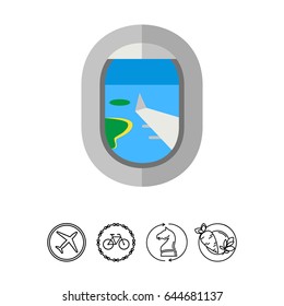 Plane Window Icon