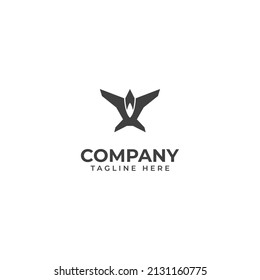 Plane with X letter Logo Design