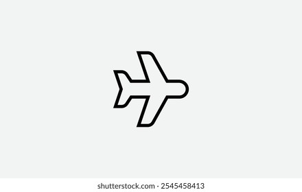 Ícone Plane-alt: um símbolo minimalista de uma aeronave em voo, ideal para viagens, aviação e temas de logística. Perfeito para uso em aplicativos, sites e projetos de design gráfico.