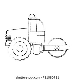 planer construction isolated icon