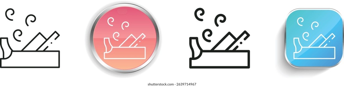 planer icon. Thin Linear, Regular and Button Style Design Isolated On White Background