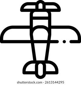 planer icon. Thin Linear Style Design Isolated On White Background