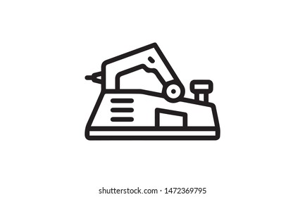 Planer icon vector isolated on white background for your web and mobile app design, Planer logo concept 