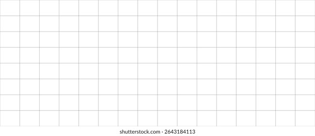 Planer page with dotted grid. Seamless checkered paper texture. Retro bullet journal notebook background. Simple square graph pattern. School math sheet wallpaper. Vector repeating workbook paper