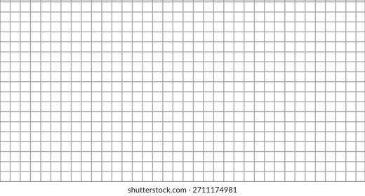 Planer-Seite mit gepunktetem Raster. Nahtlose Schachbrettmuster aus Papier. Notizbuchhintergrund für Retro-Aufzählungszeichen. Einfaches quadratisches Graphmuster. Schulmathematik Tapete. Wiederholtes Vektorgrafik-Arbeitsmappenpapier