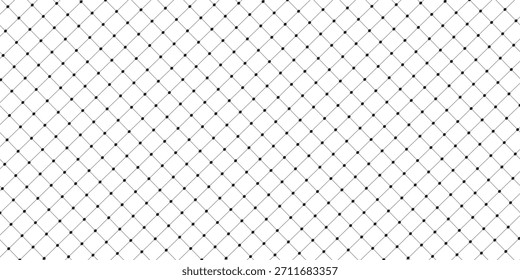 Planer-Seite mit gepunktetem Raster. Nahtlose Schachbrettmuster aus Papier. Notizbuchhintergrund für Retro-Aufzählungszeichen. Einfaches quadratisches Graphmuster. Schulmathematik Tapete. Wiederholtes Vektorgrafik-Arbeitsmappenpapier

