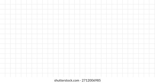 Planer-Seite mit gepunktetem Raster. Nahtlose Schachbrettmuster aus Papier. Notizbuchhintergrund für Retro-Aufzählungszeichen. Einfaches quadratisches Graphmuster. Schulmathematik Tapete. Wiederholtes Vektorgrafik-Arbeitsmappenpapier